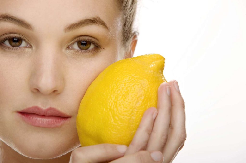 lemon juice on skin