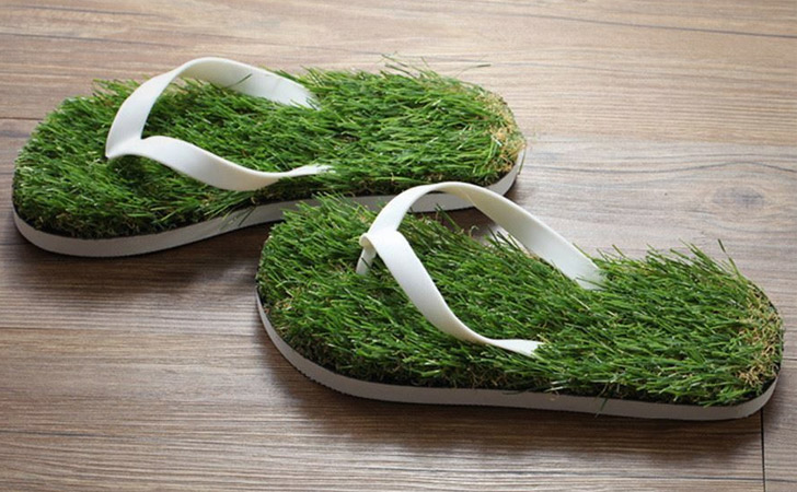 grass slippers